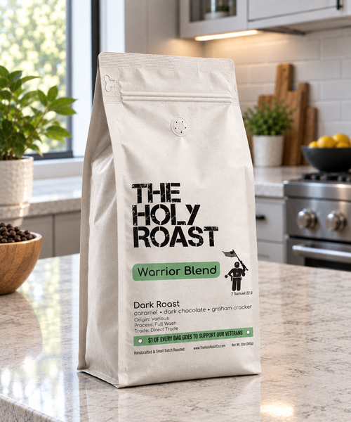 Warrior Blend - Organic Dark Roast  ⭐⭐⭐⭐⭐