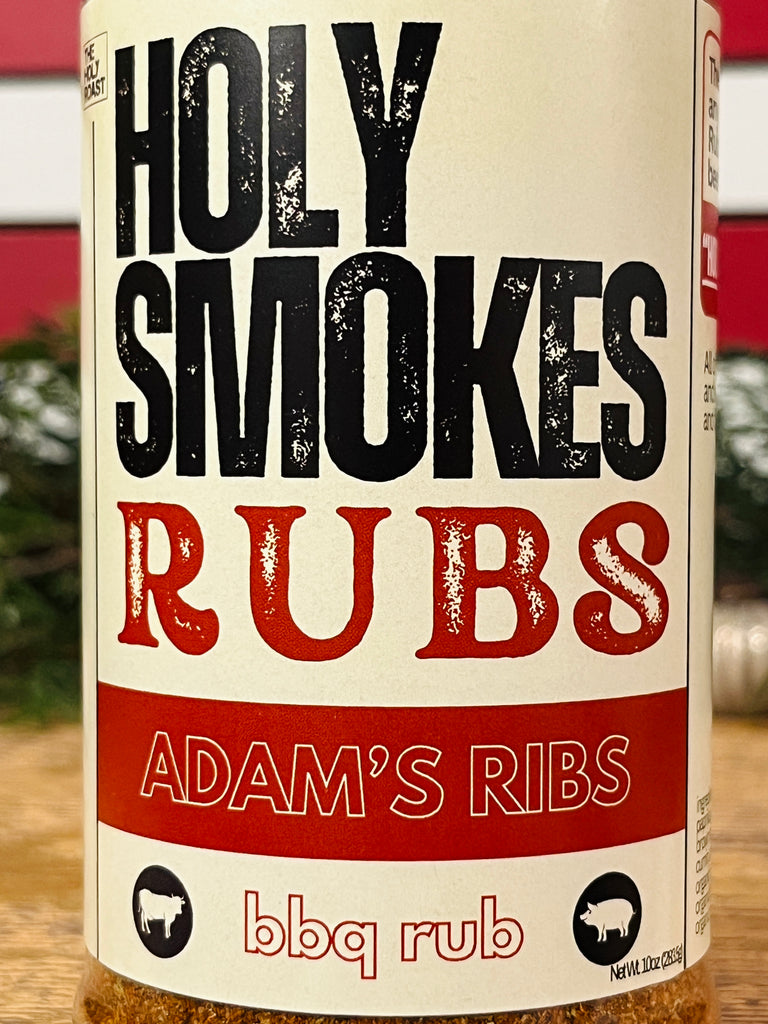Adam Ribs Menu Adam's Ribs - Organic BBQ Rub - Large Size – The Holy Roast